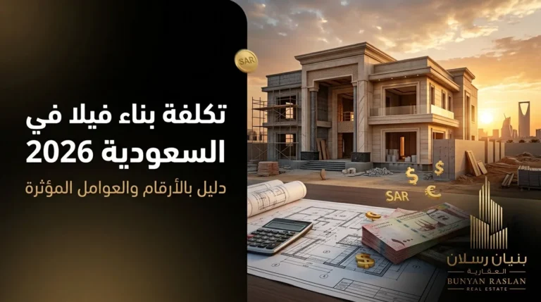 تكلفة بناء فيلا