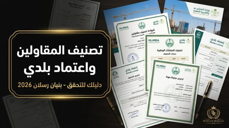 تصنيف المقاولين